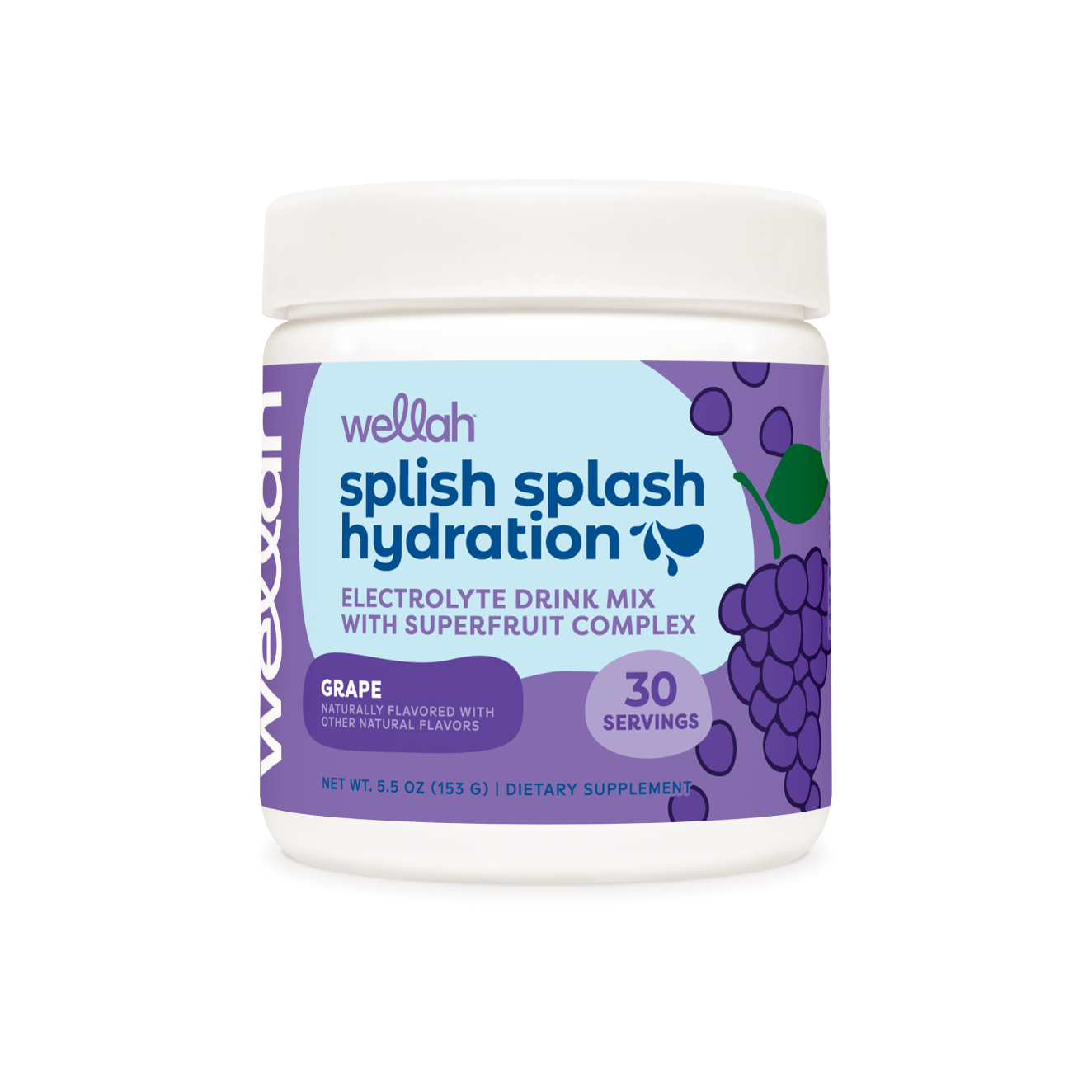 Grape flavored hydration with electrolytes