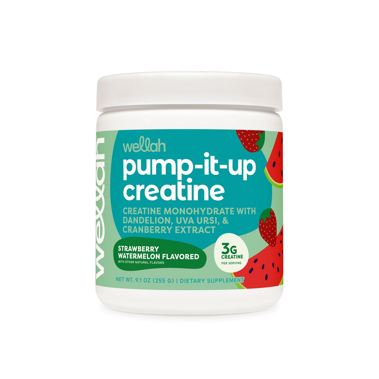 Strawberry watermelon flavored creatine for women