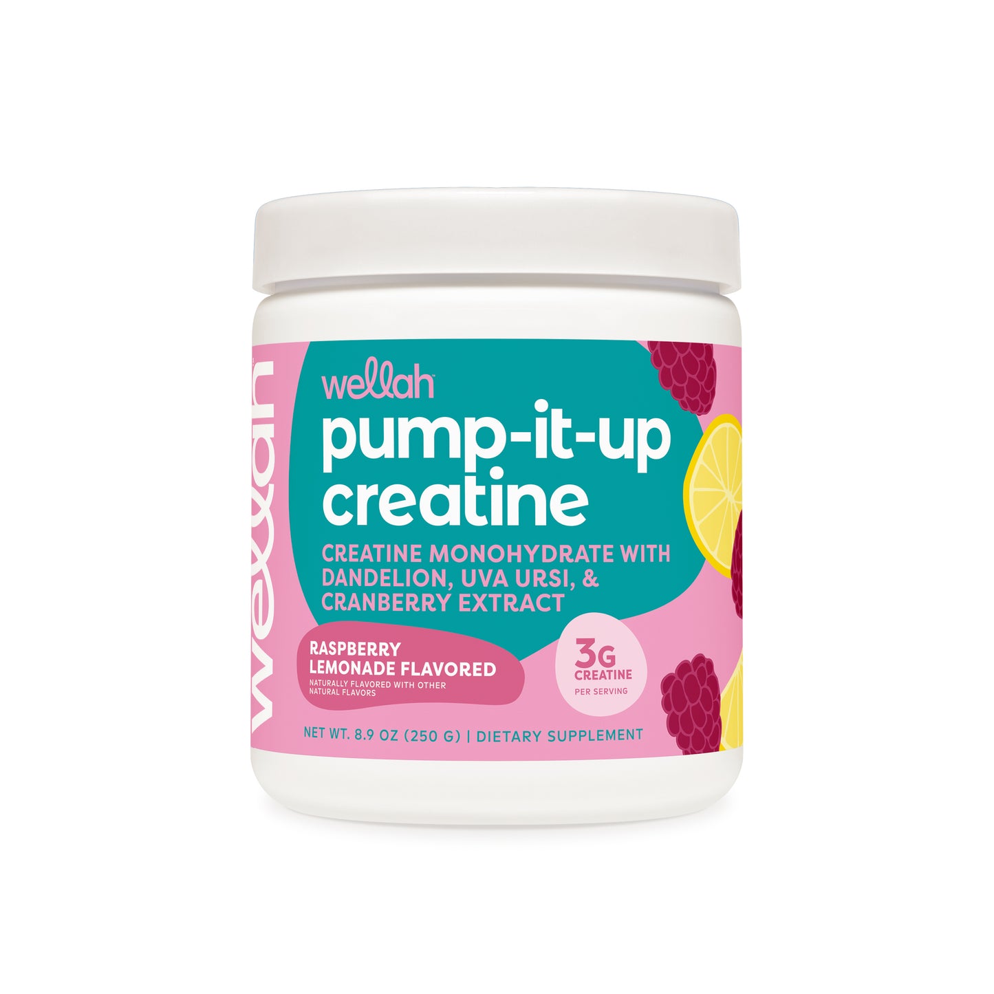 Raspberry lemonade flavored creatine for women