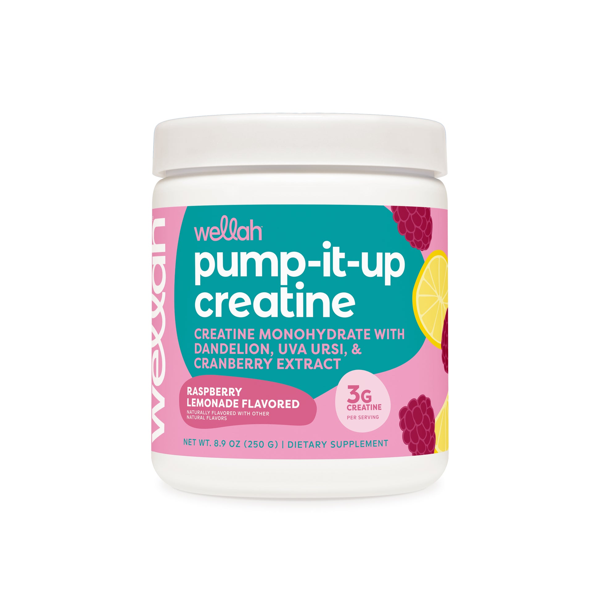Raspberry lemonade flavored creatine for women