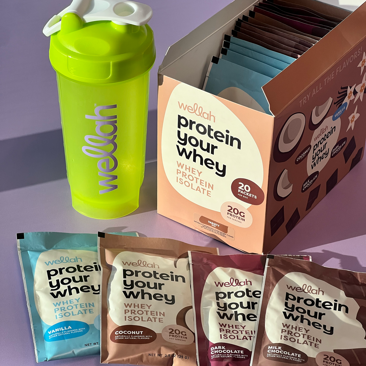Grass-Fed Whey Protein Variety Box | 20 Servings