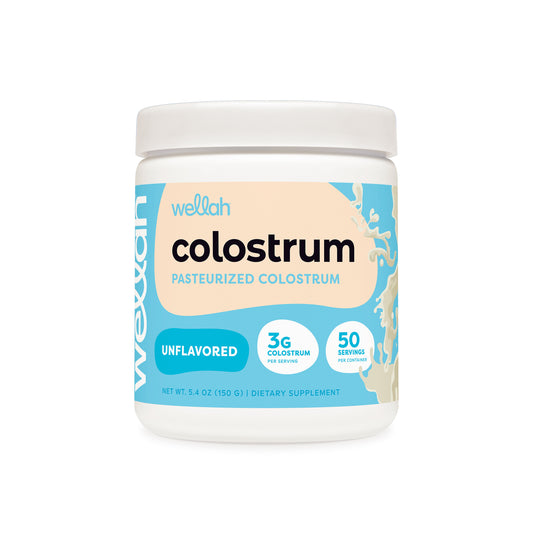 Unflavored colostrum powder