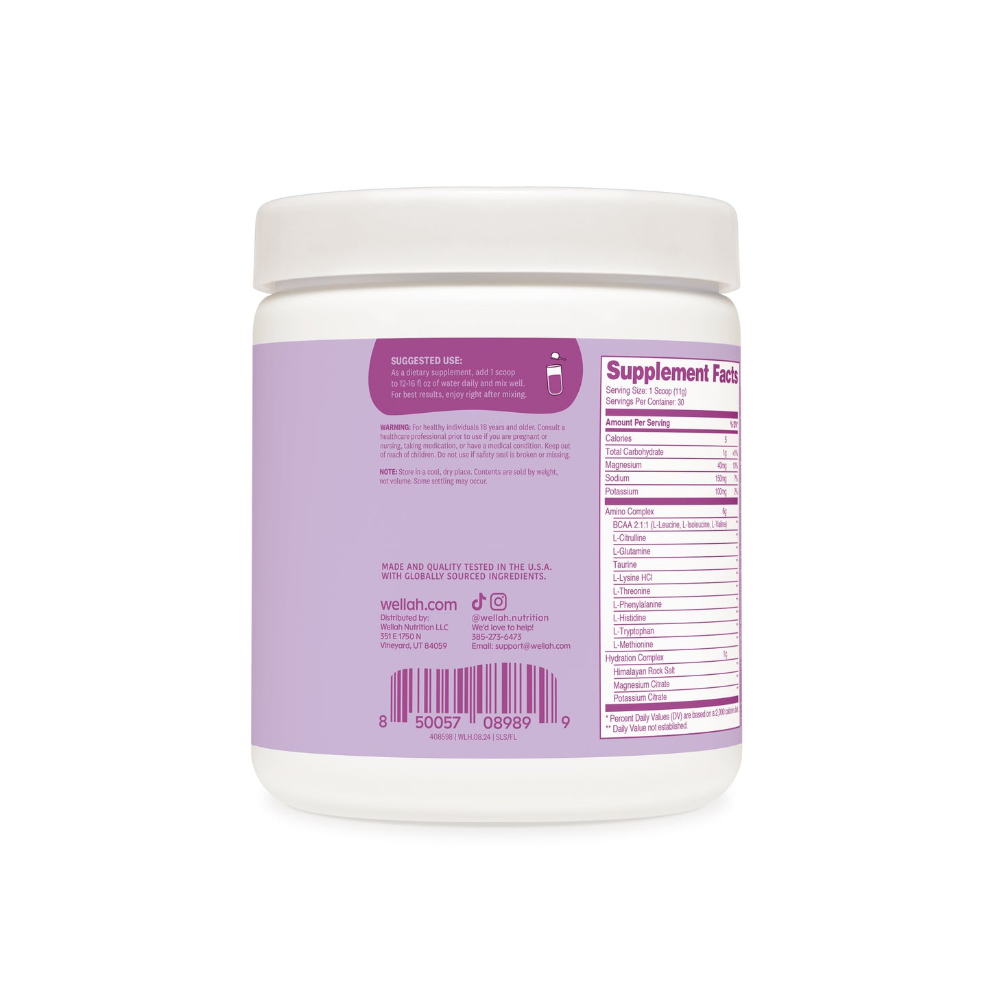 Frozen lemonade BCAAs suggested use