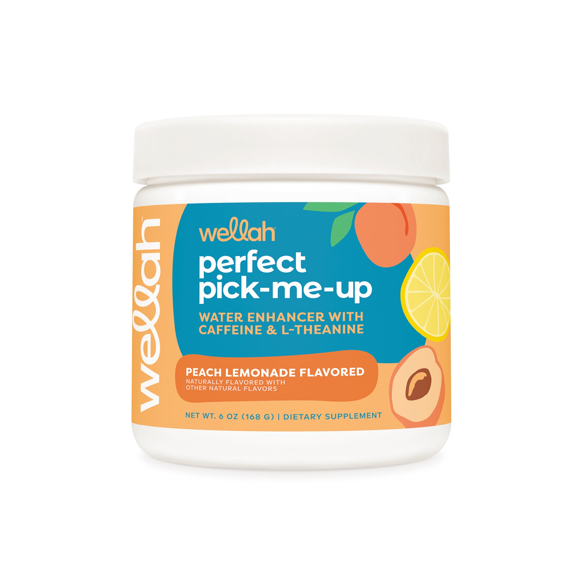 Peach lemonade flavored water enhancer for women