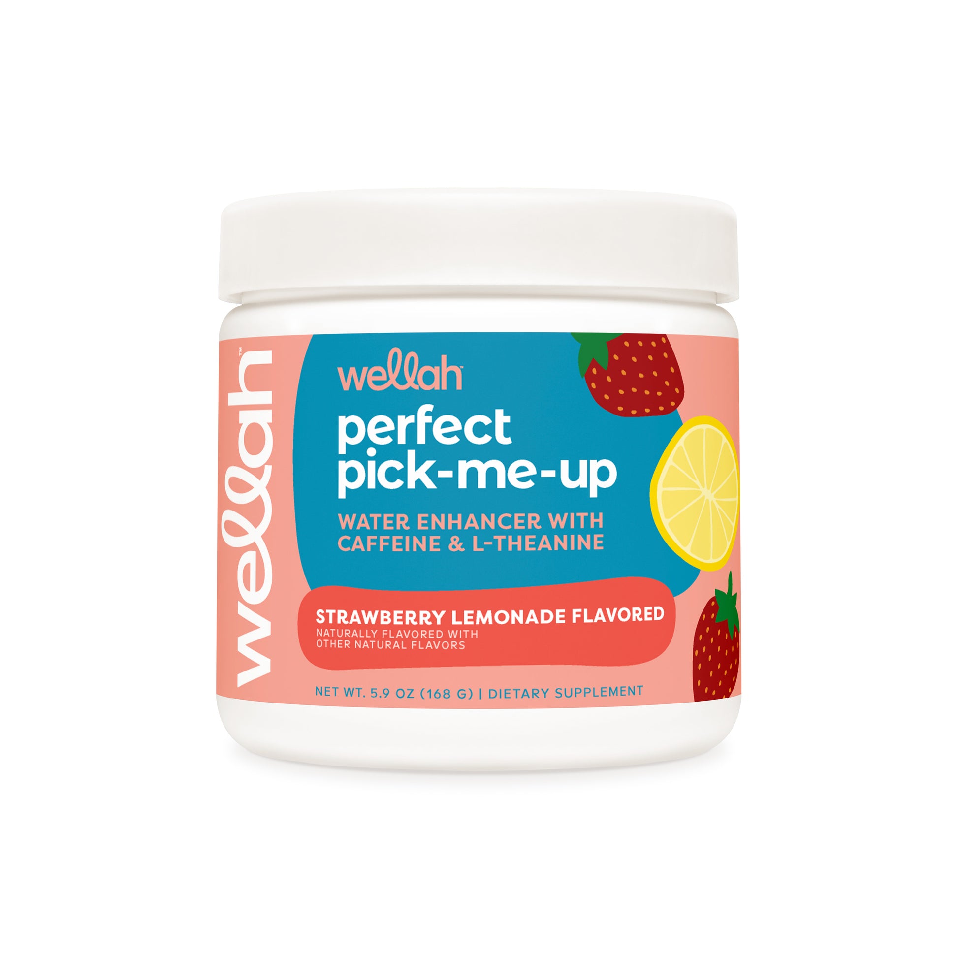 Strawberry lemonade flavored water enhancer for women