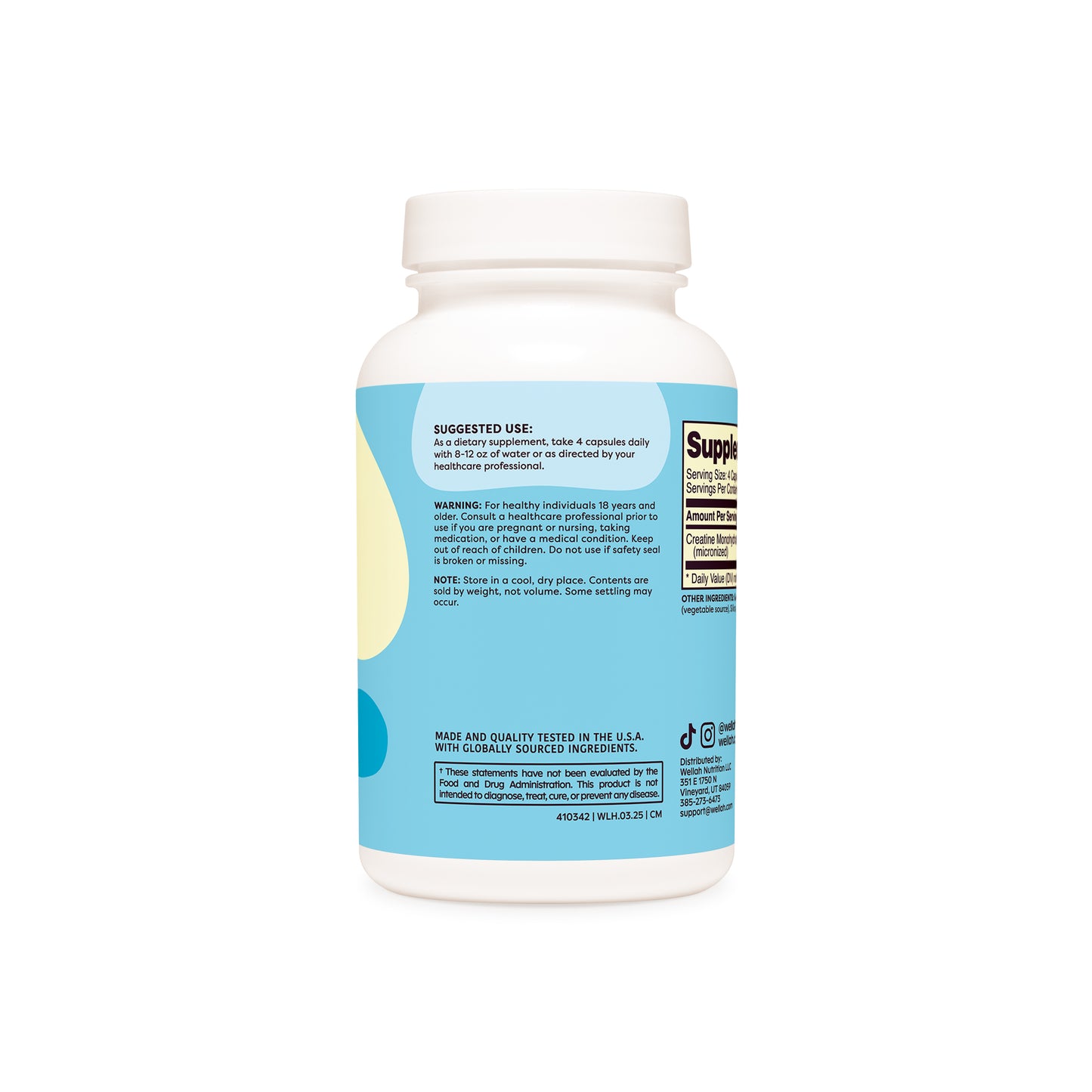 Creatine capsules suggested use