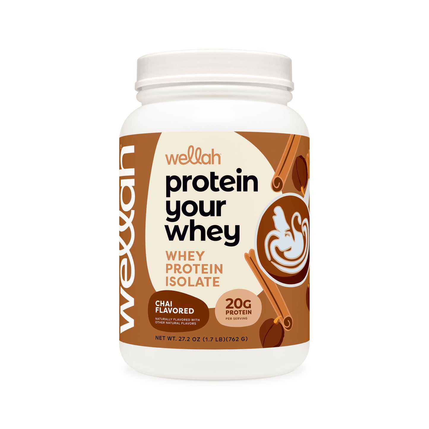 Chai flavored whey protein isolate for women