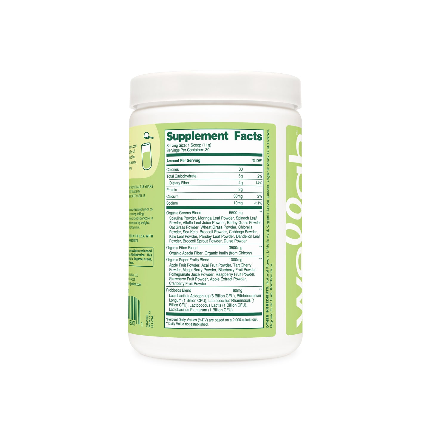 Green apple greens supplement facts