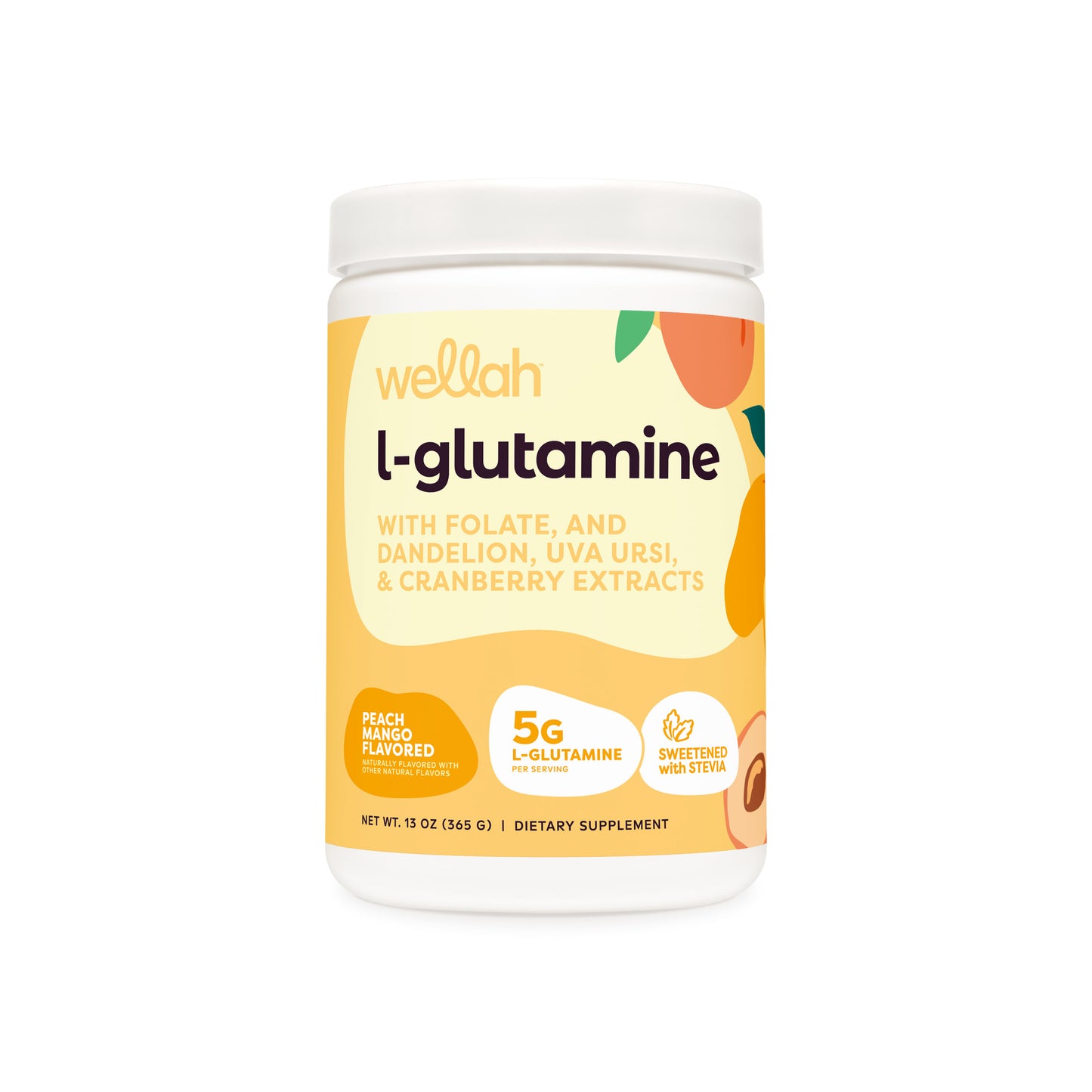 Peach Mango flavored L-Glutamine for women