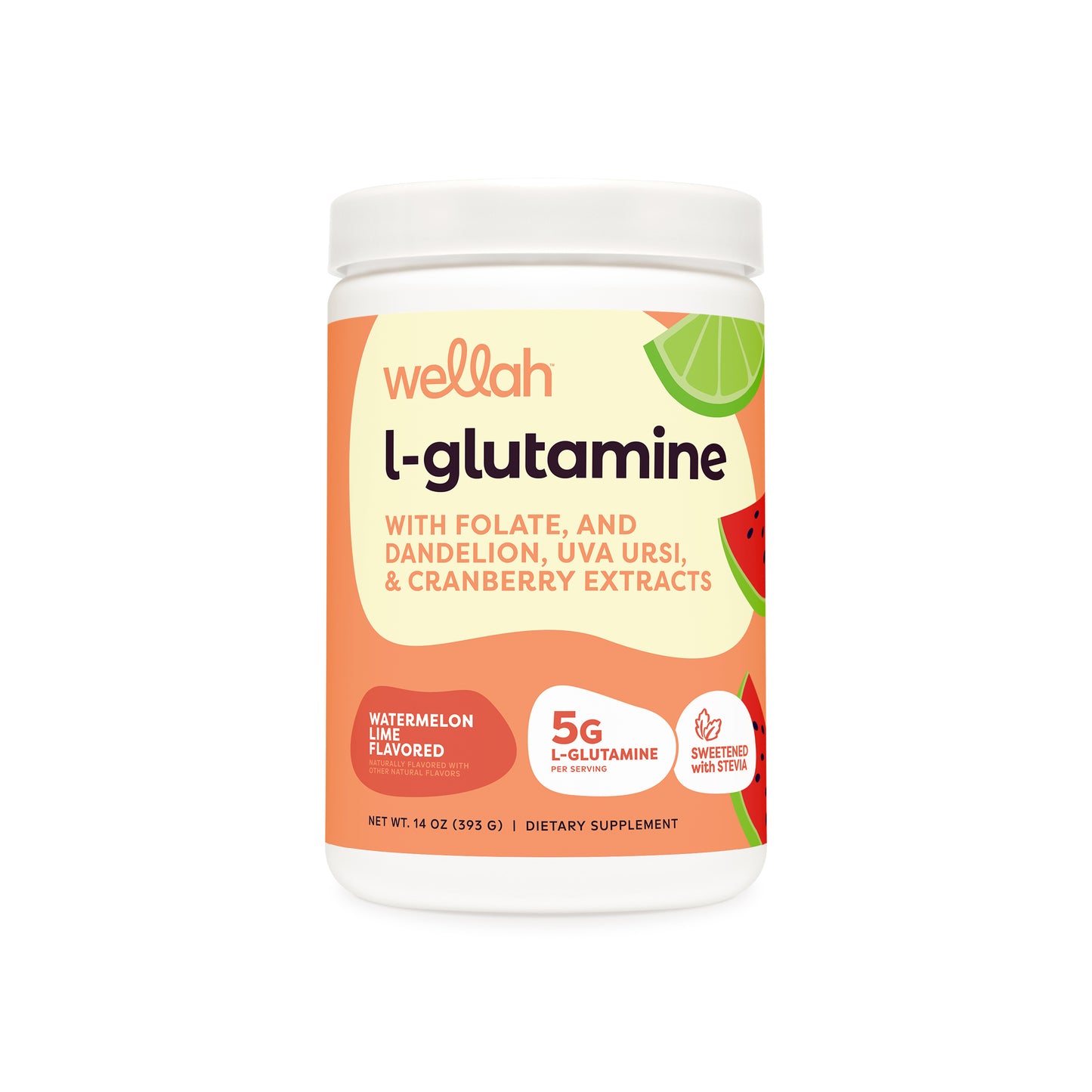 Watermelon lime flavored L-Glutamine for women