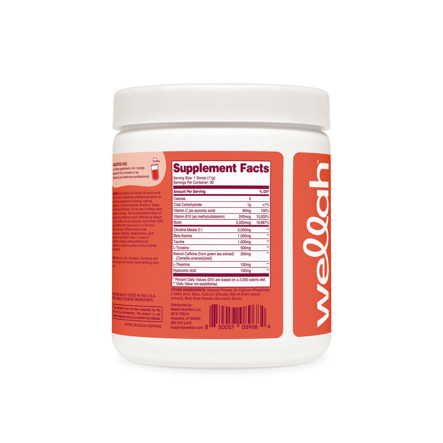 Fruit punch pre-workout supplement facts