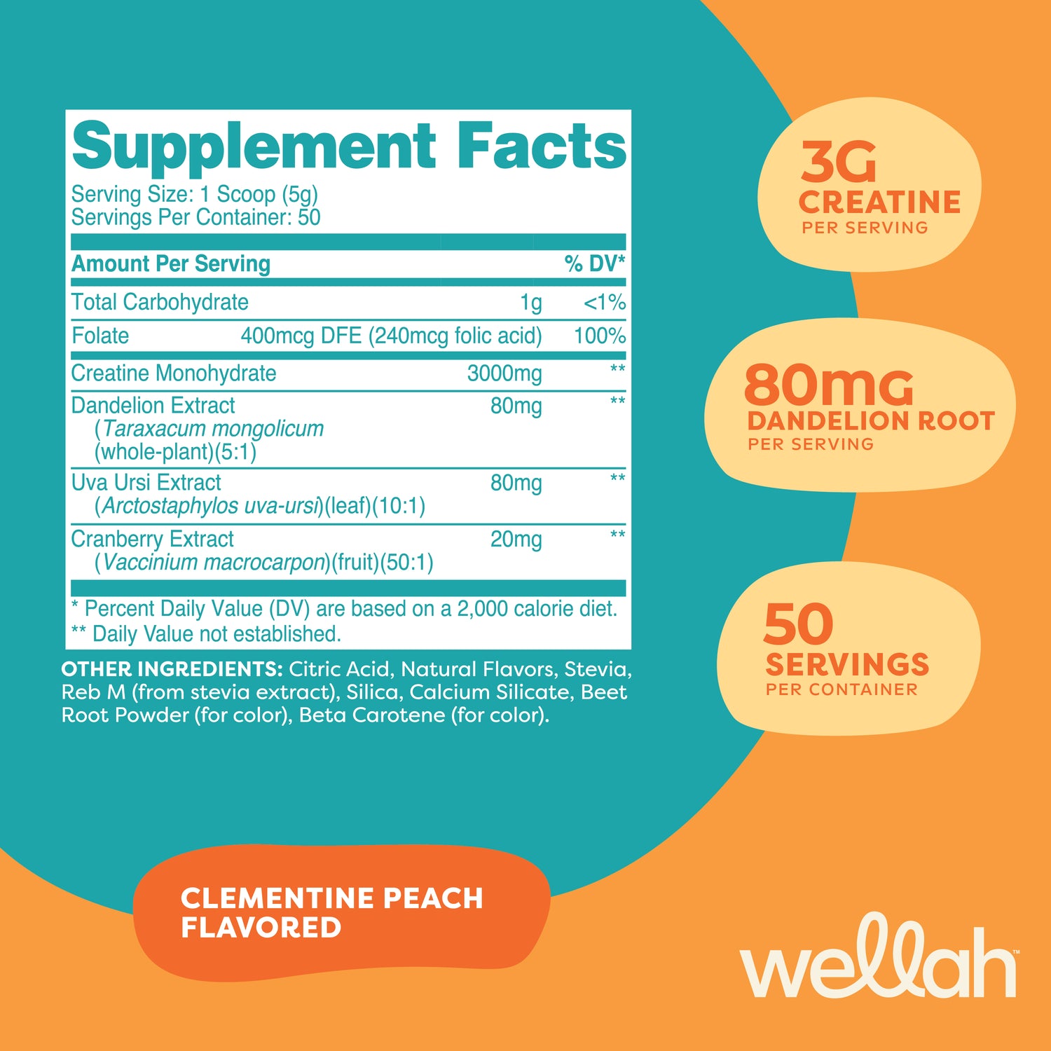 Clementine Peach / 50 Servings