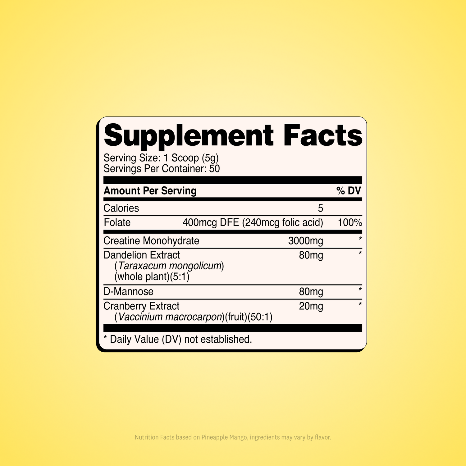 Pineapple Mango / 50 Servings