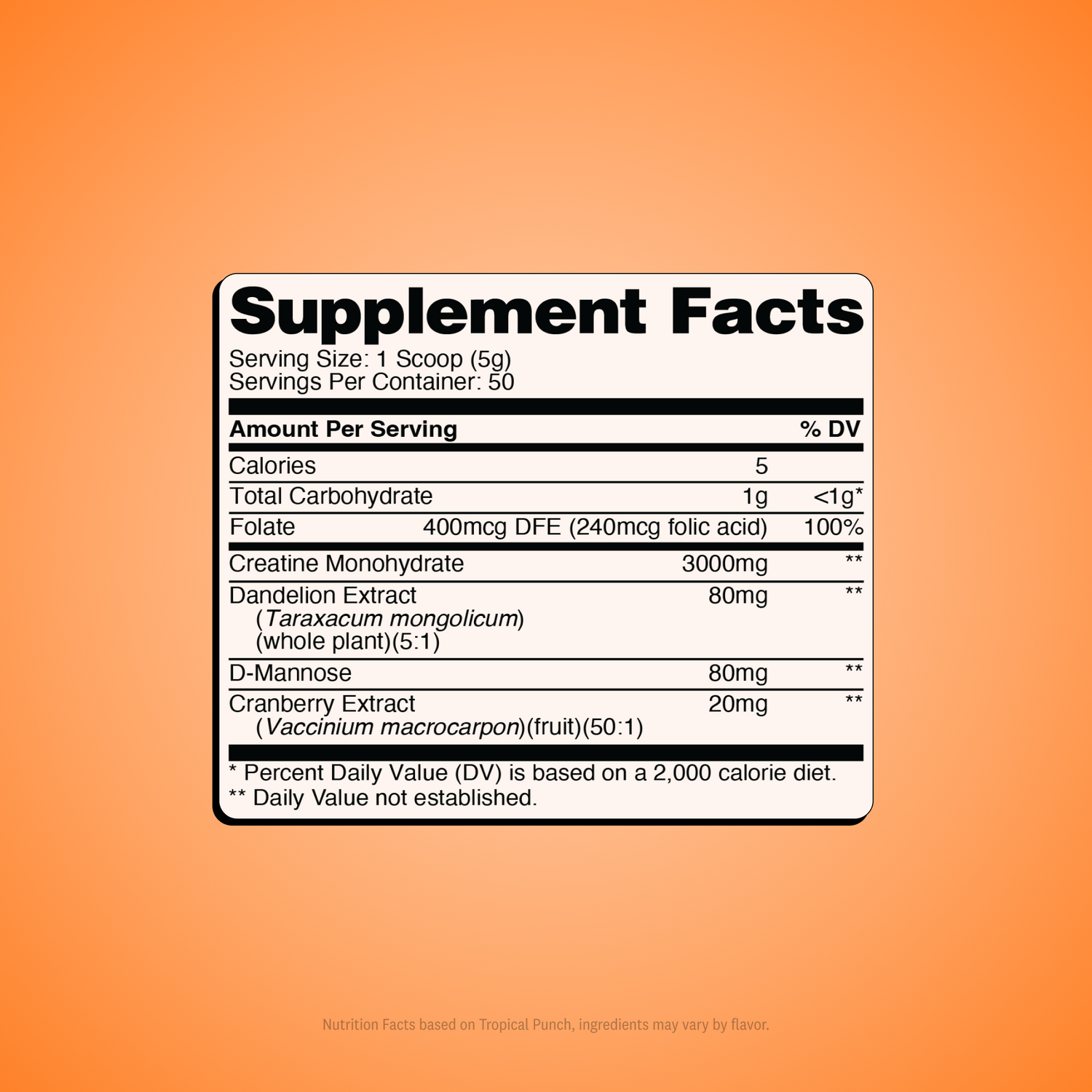 Tropical Punch / 50 Servings