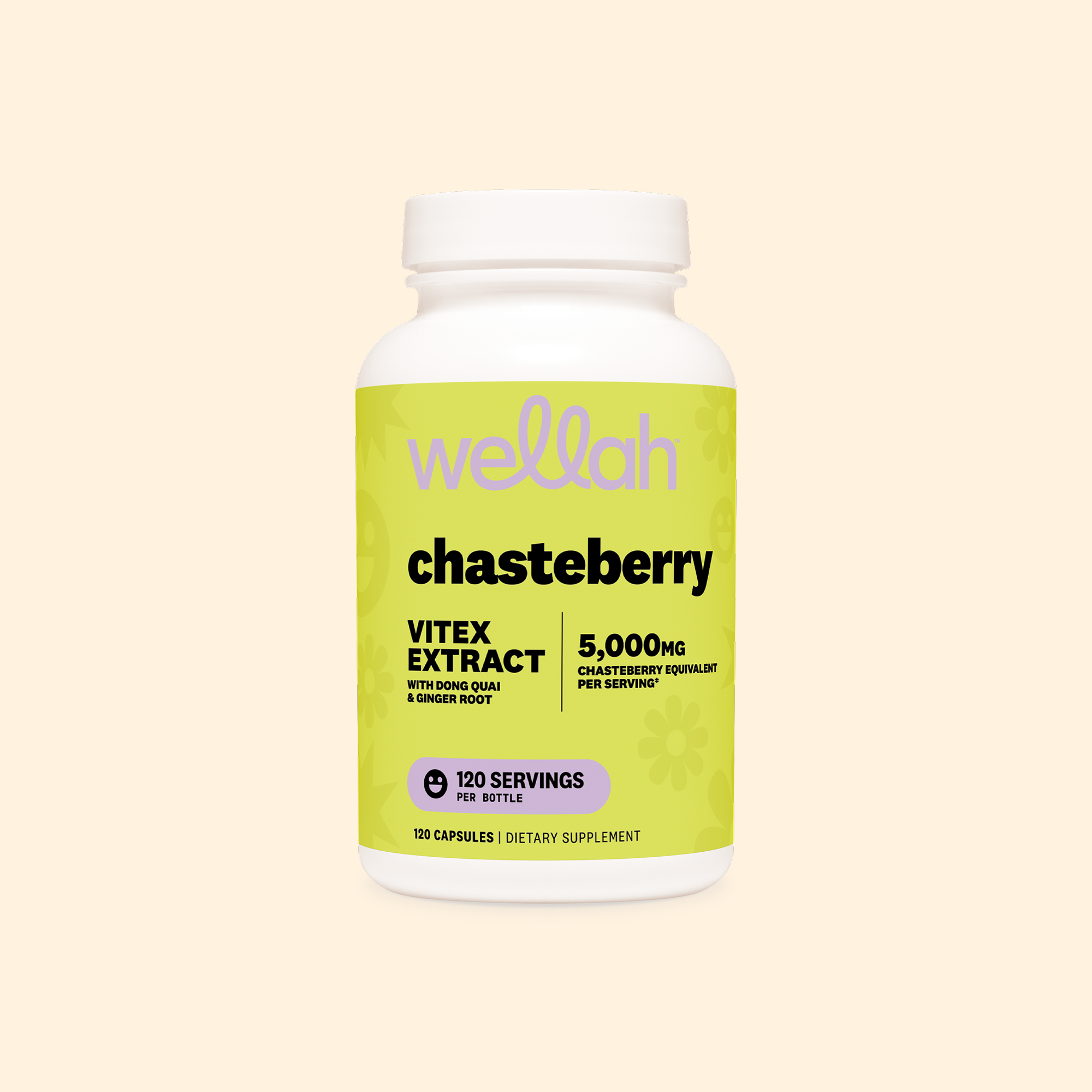 Chasteberry Capsules | 120 Servings – Wellah