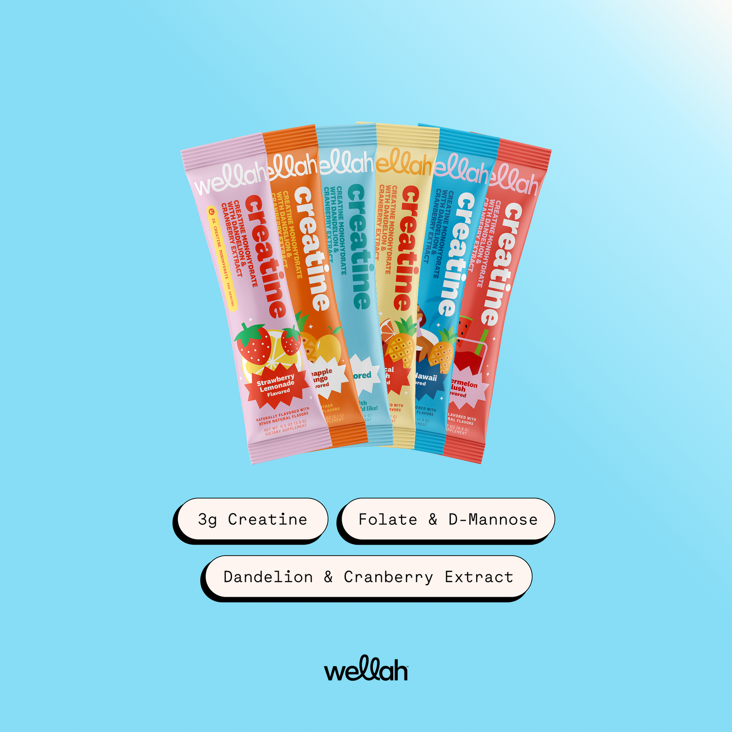 Creatine Sample Pack + Shaker Bottle