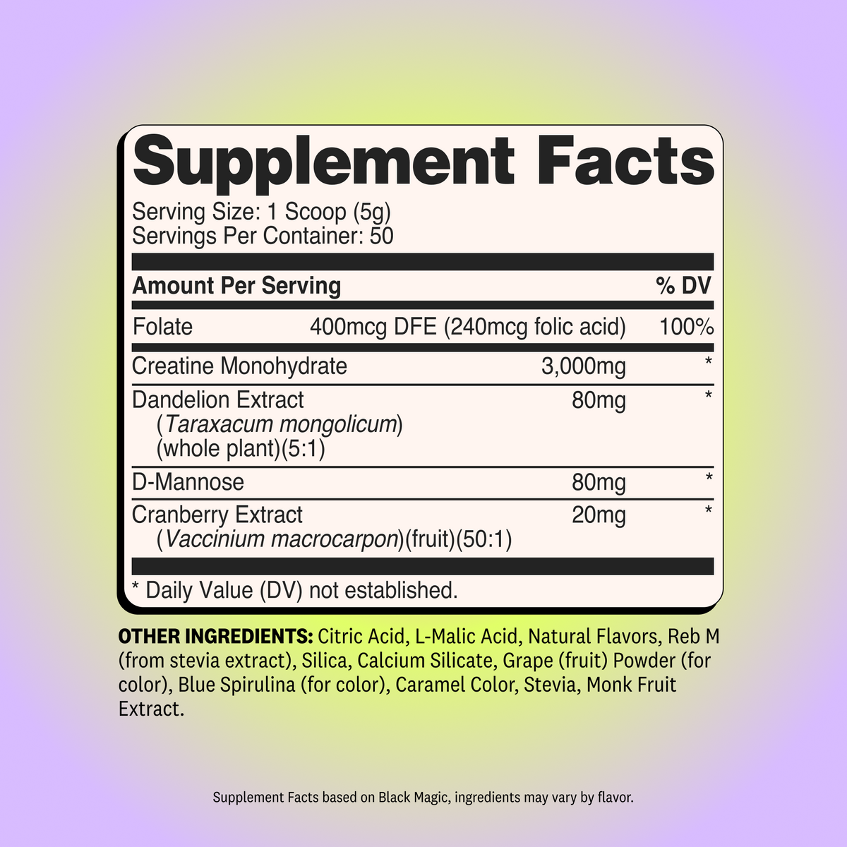 Black Magic / 50 Servings