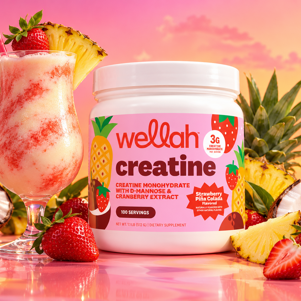 Strawberry Piña Colada / 100 Servings