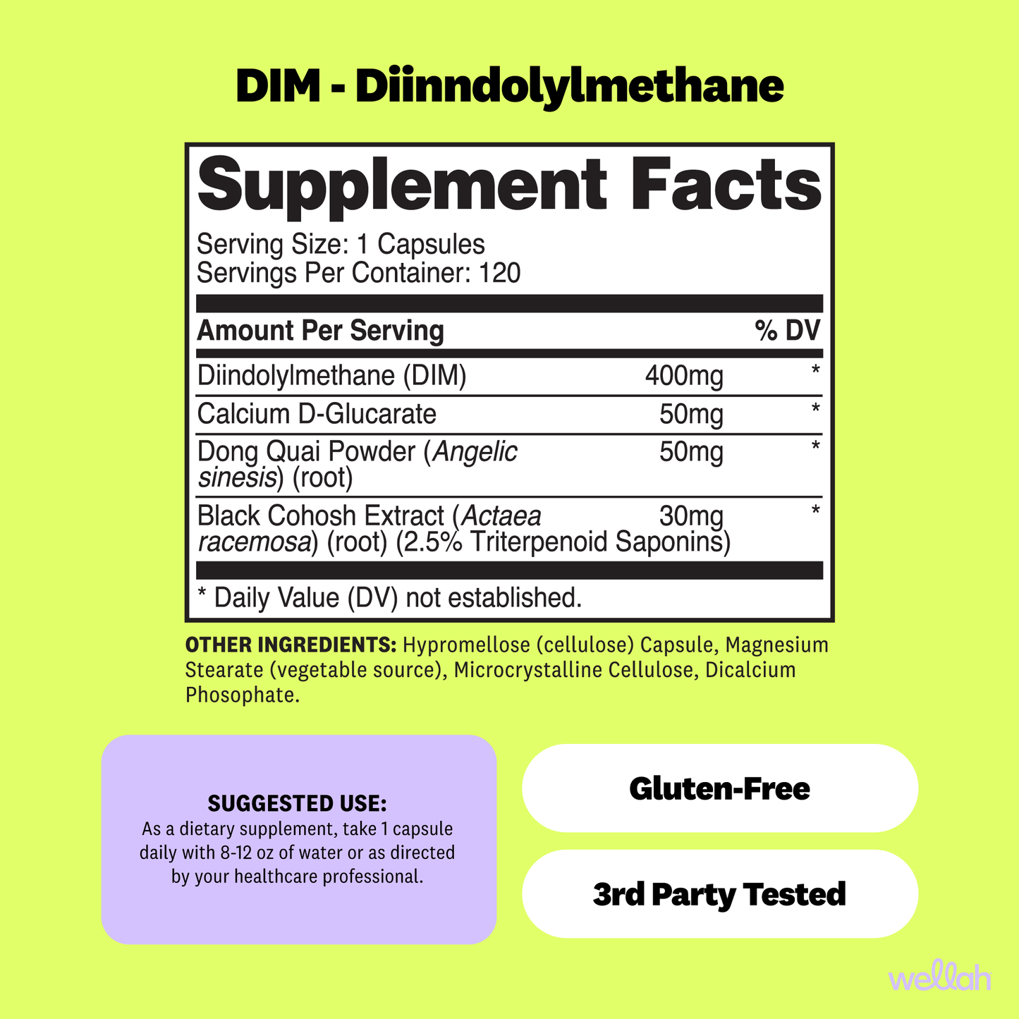 DIM Capsules | 120 Servings