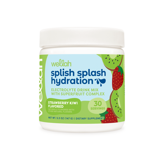 Strawberry kiwi flavored hydration with electrolytes