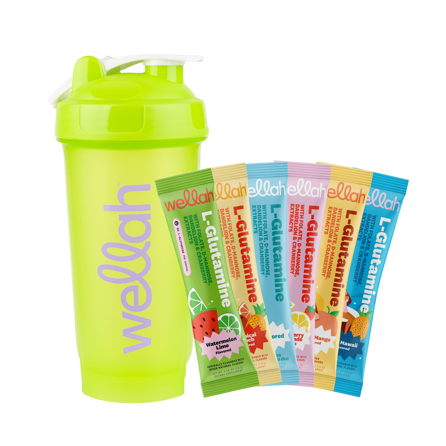 L-Glutamine Sample Pack + Shaker Bottle