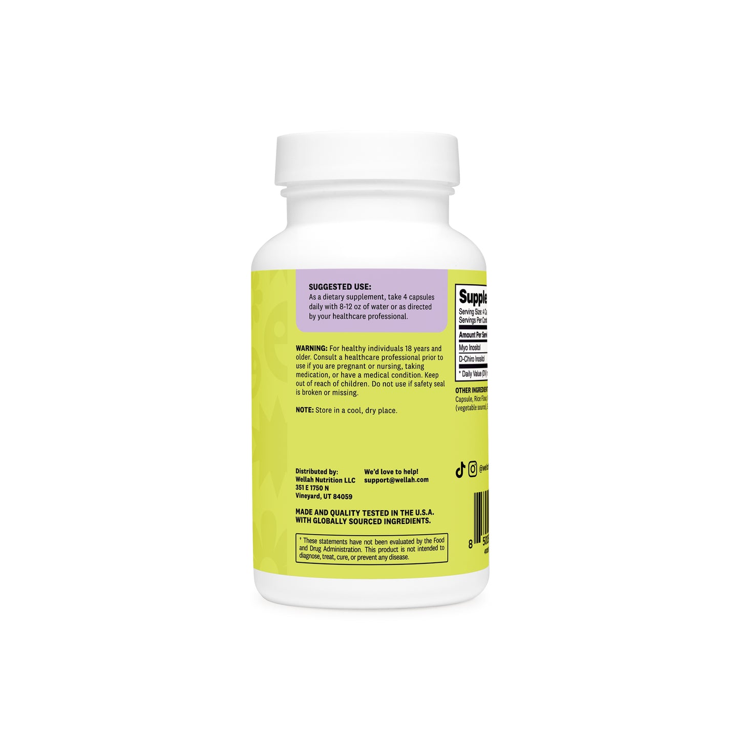 Myo + D-Chiro Inositol Capsules | 30 Servings