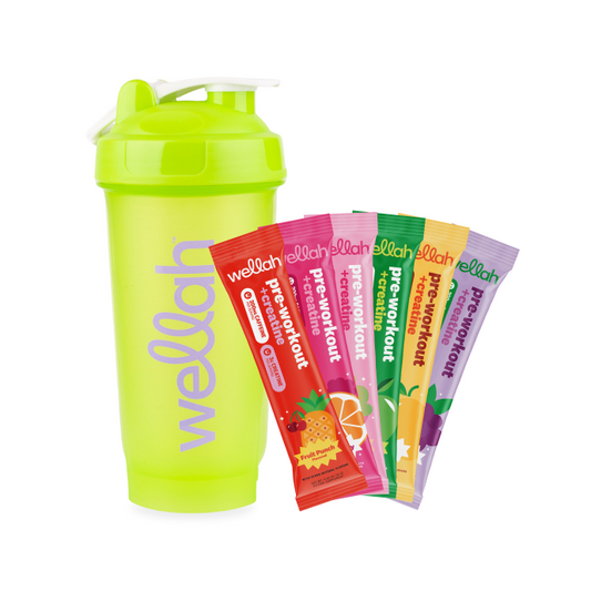 Pre-Workout + Creatine Sample Pack & Shaker Bottle