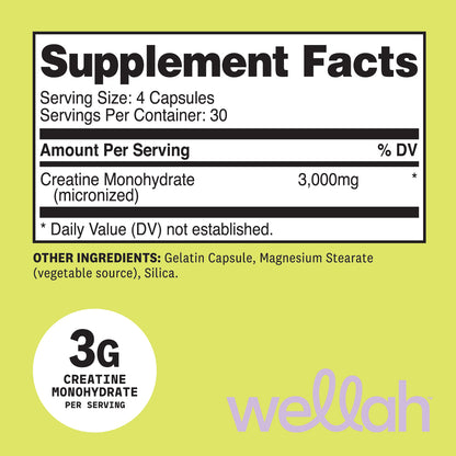 Creatine Capsules | 30 Servings