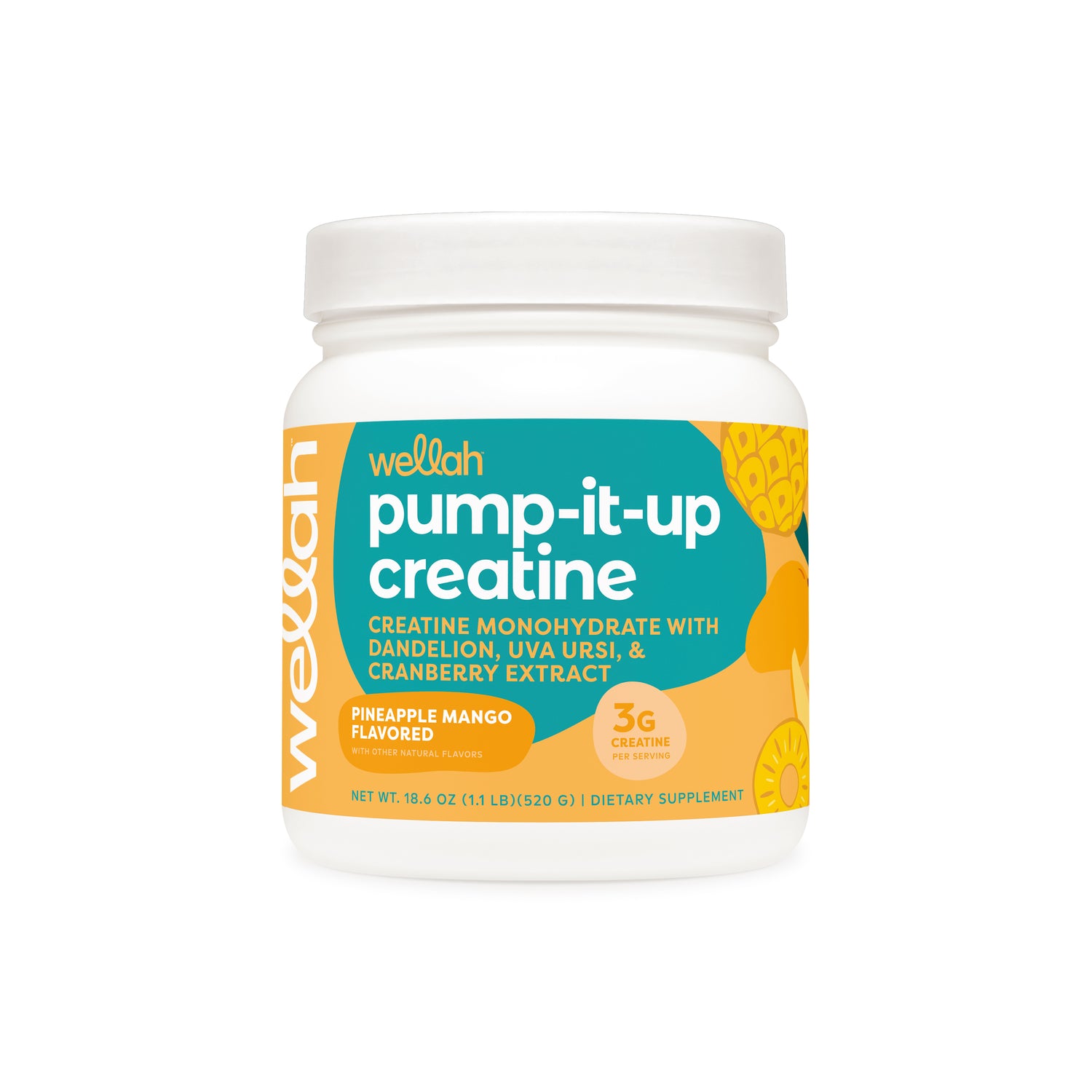 Pineapple mango flavored creatine for women 