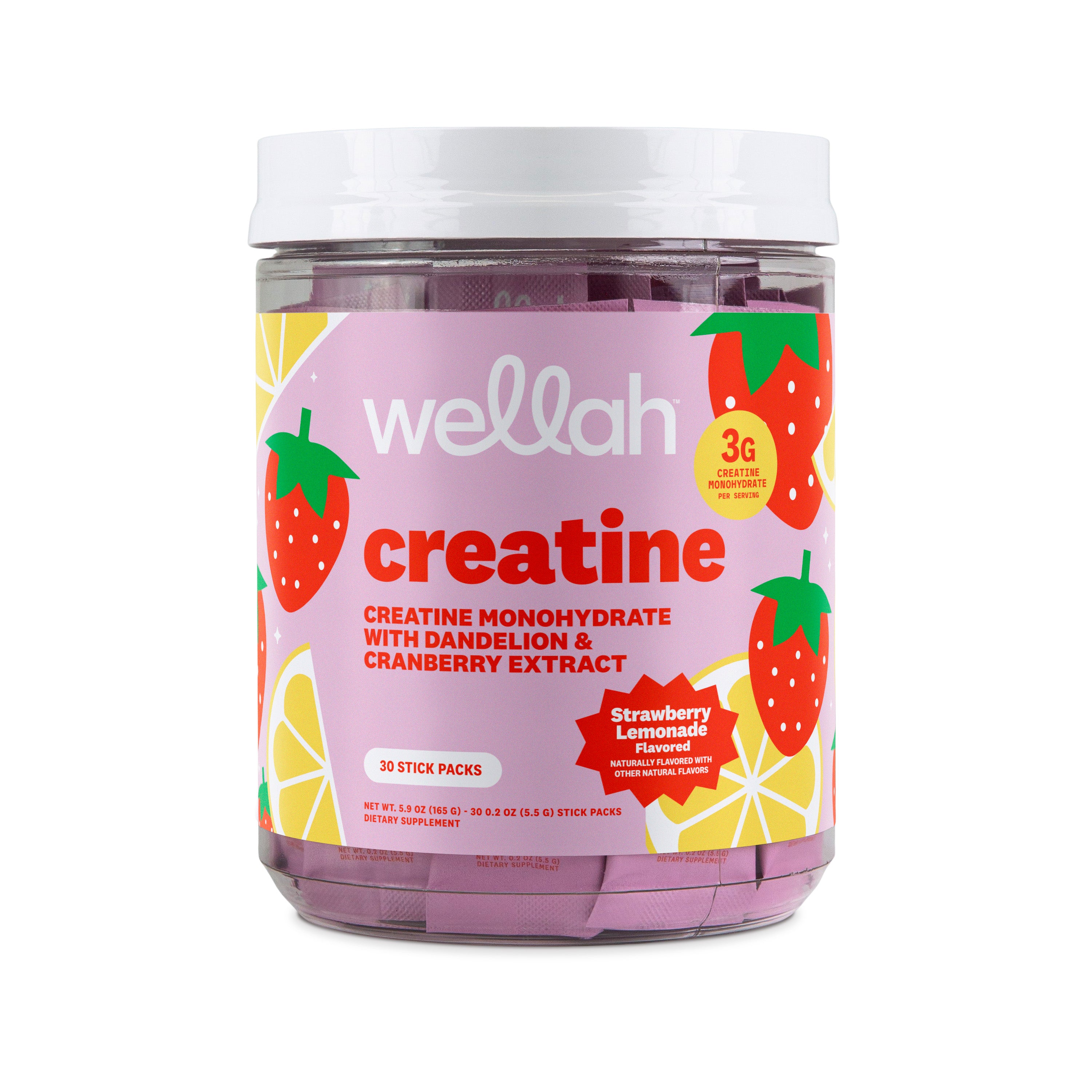 Creatine Stick Packs | 30 Servings – Wellah
