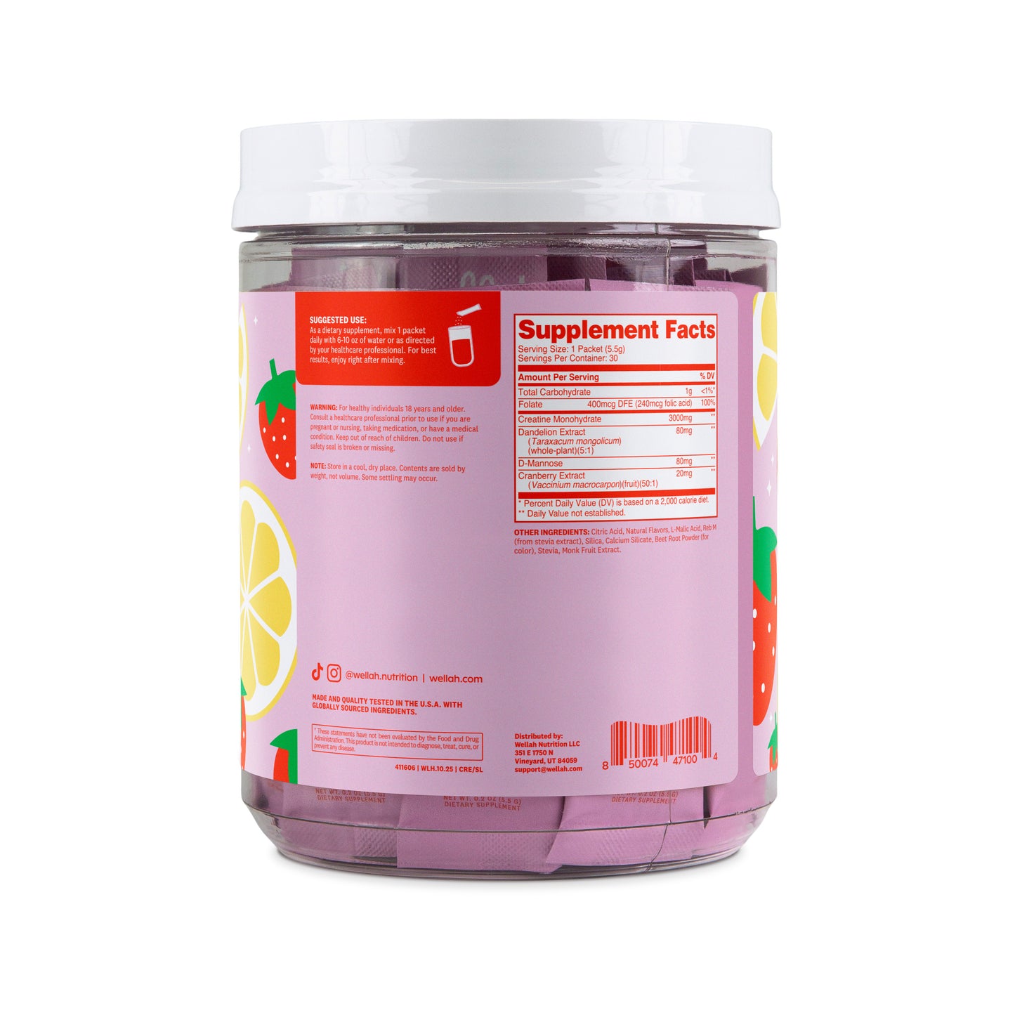 Creatine Stick Packs | 30 Servings