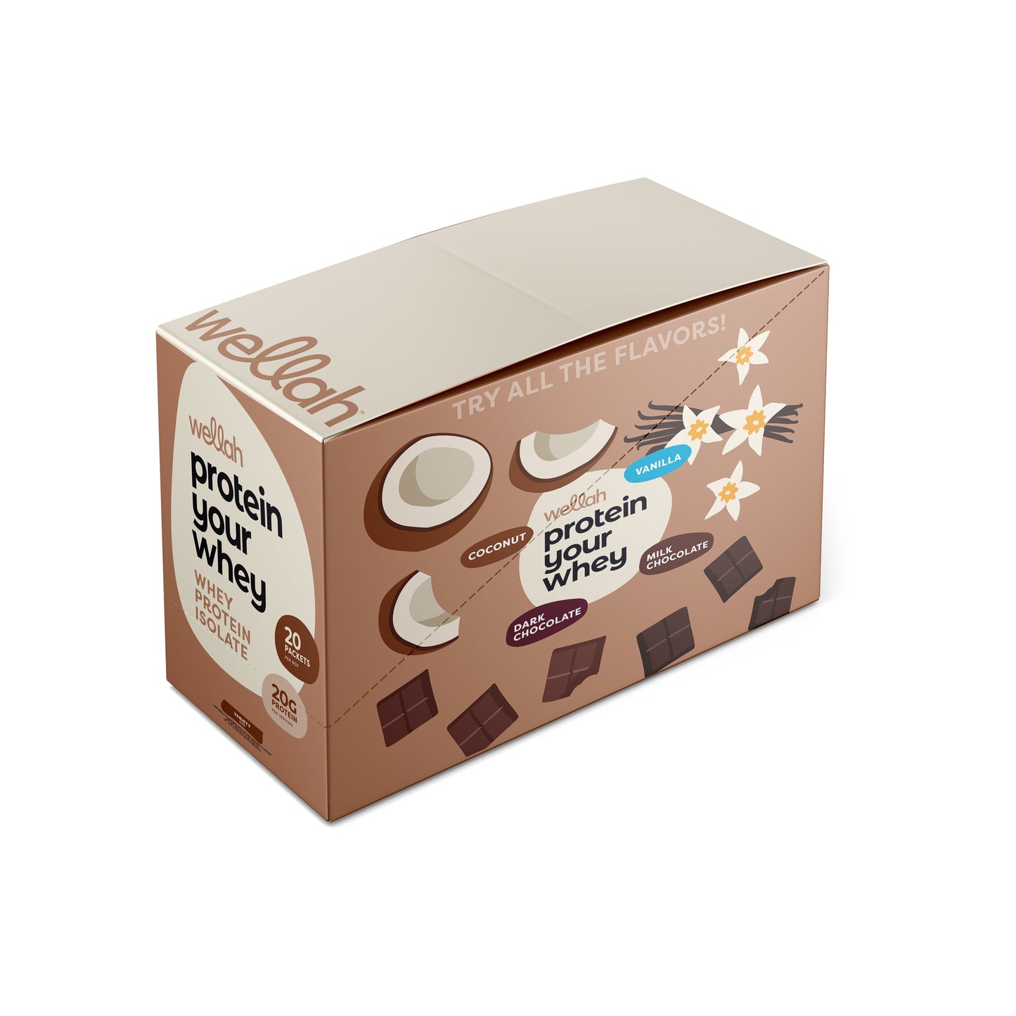 Grass-Fed Whey Protein Variety Box | 20 Servings