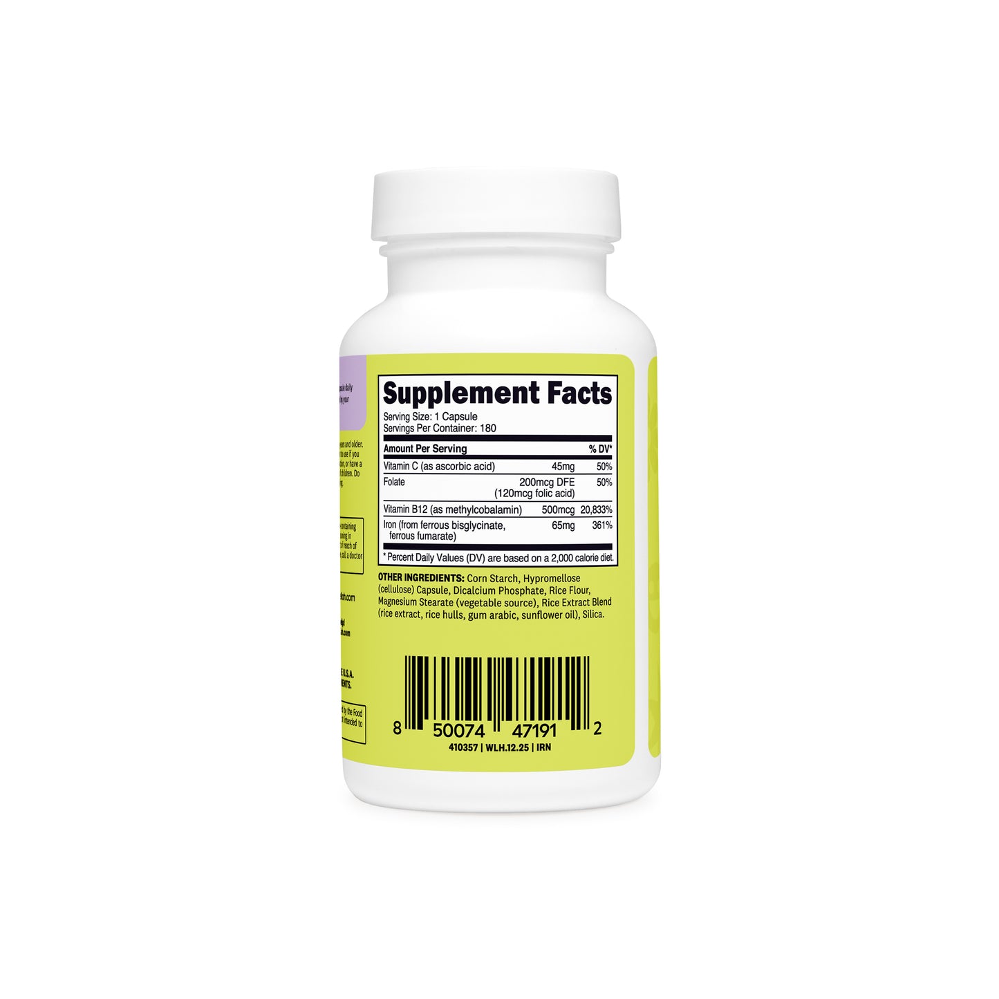 Iron Capsules | 180 Servings