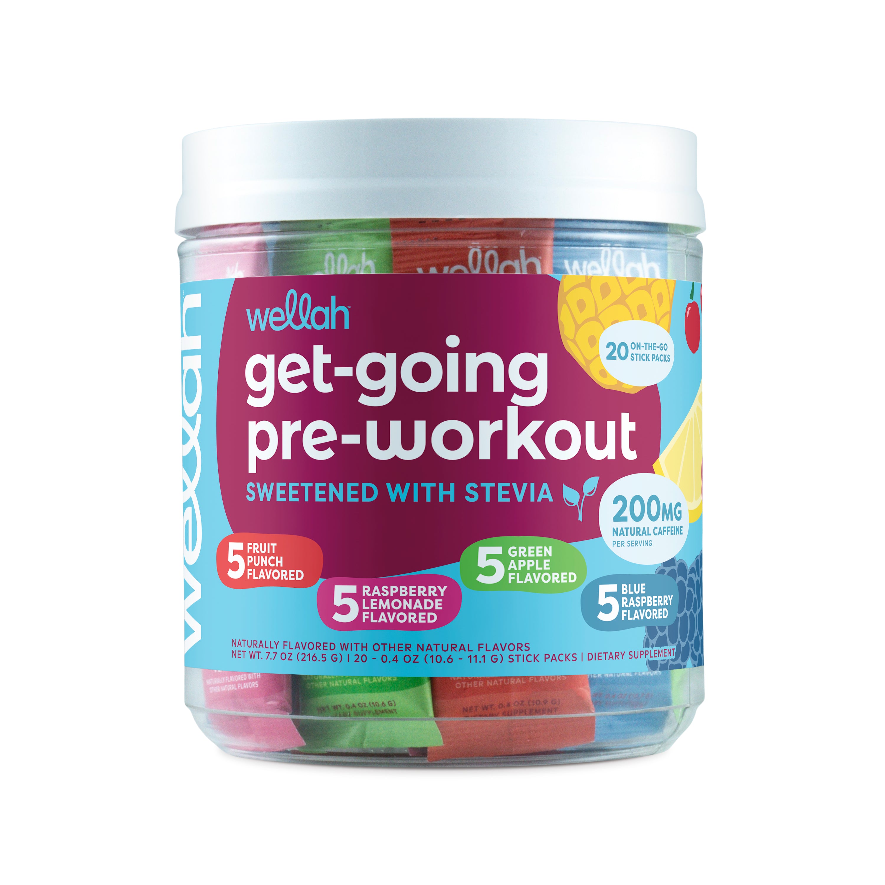 Pre-Workout Variety Stick Packs | 20 Servings – Wellah