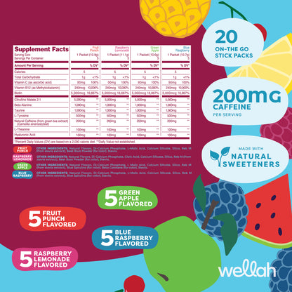 Pre-Workout Variety Stick Packs | 20 Servings