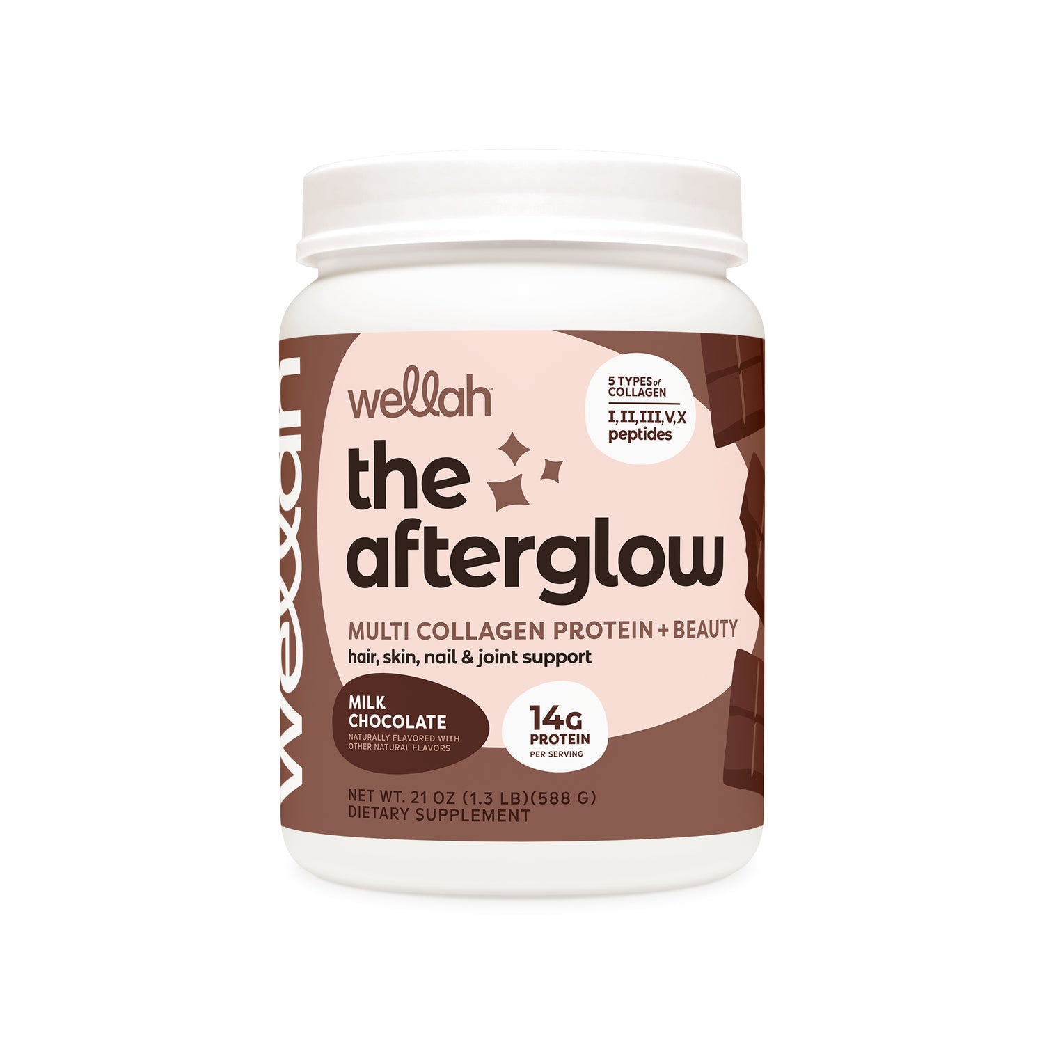 Milk chocolate flavored collagen for women