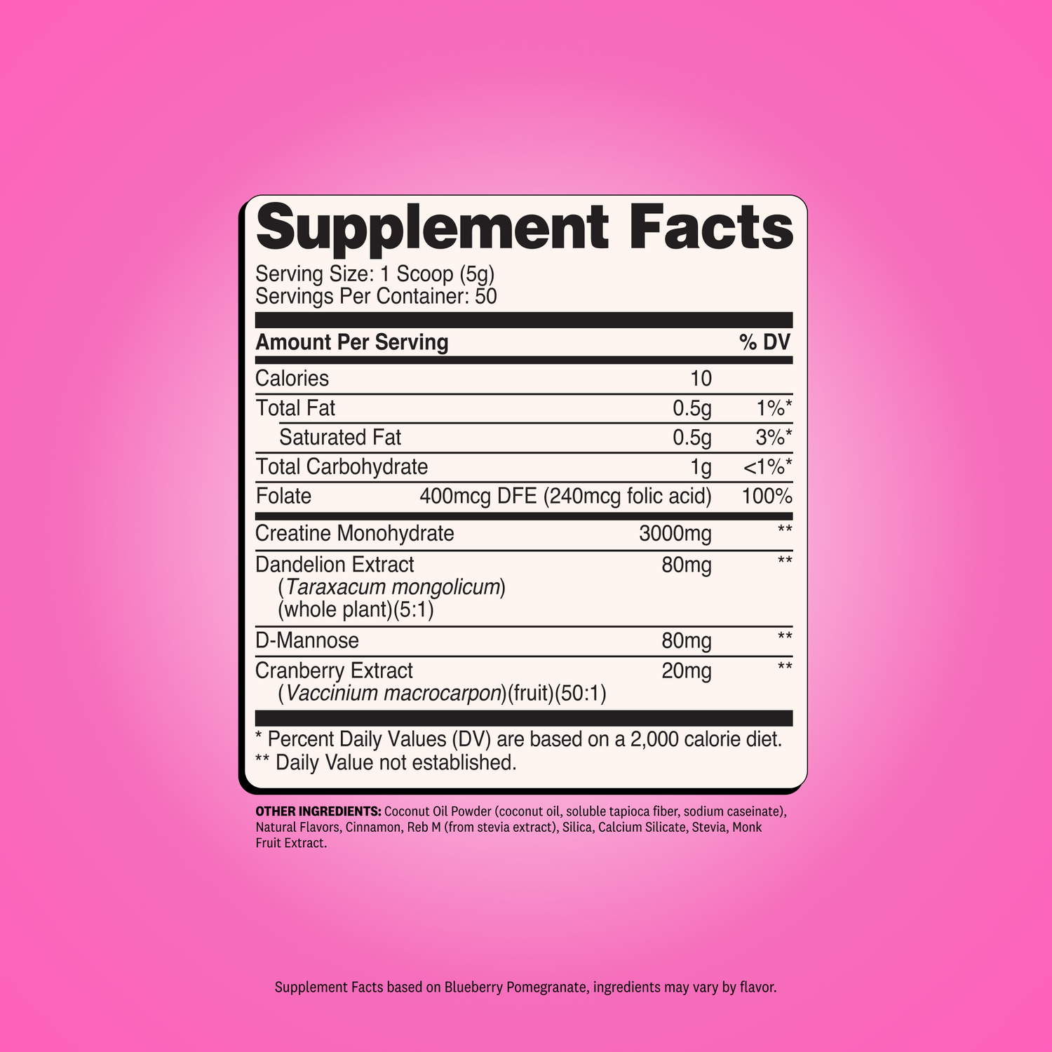 Blueberry Pomegranate / 50 Servings