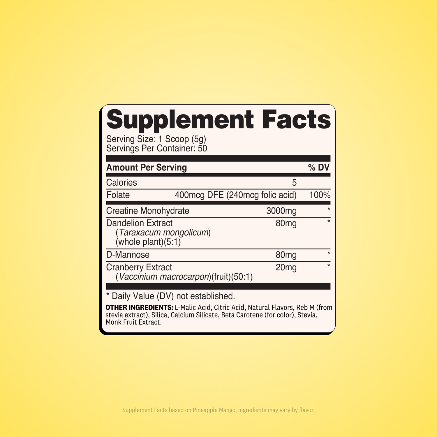 Pineapple Mango / 100 Servings