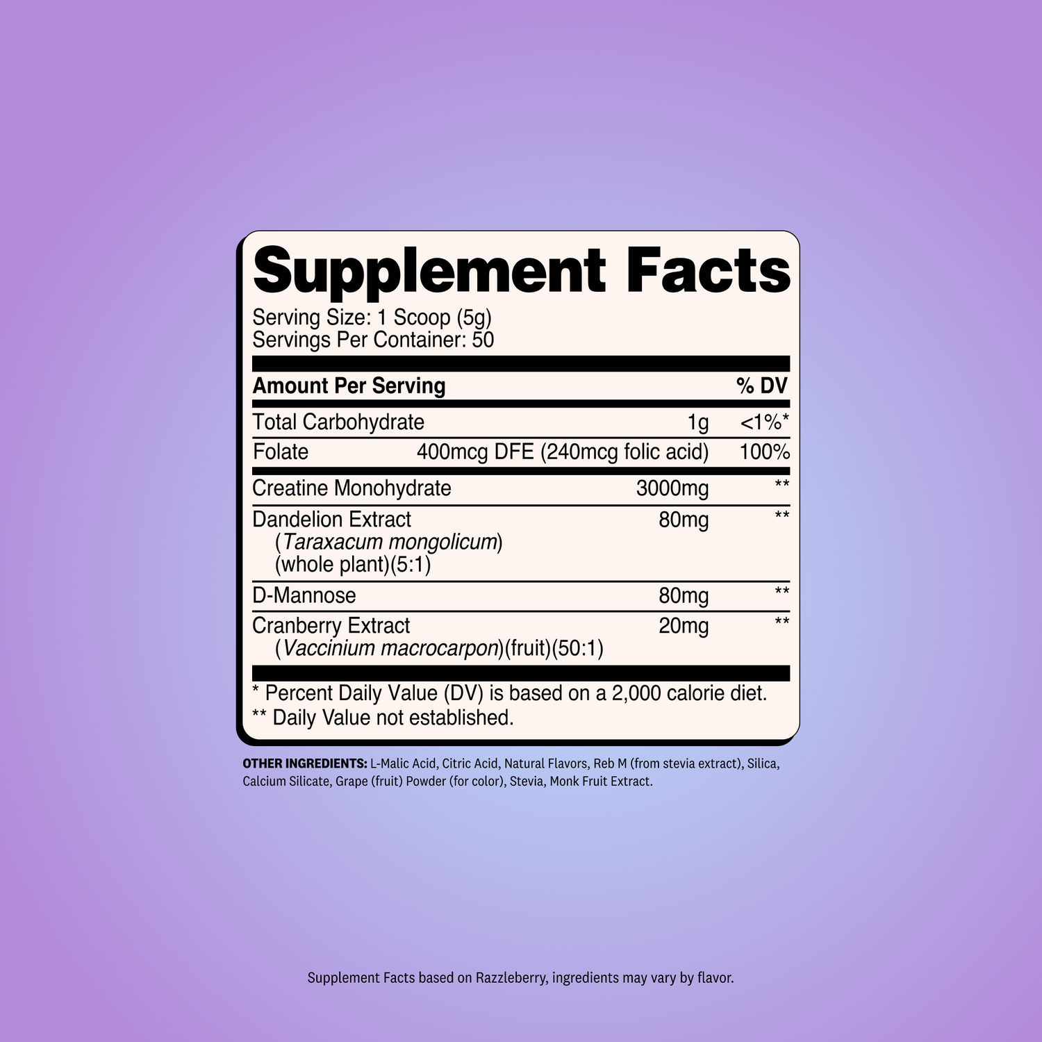 Razzleberry / 50 Servings