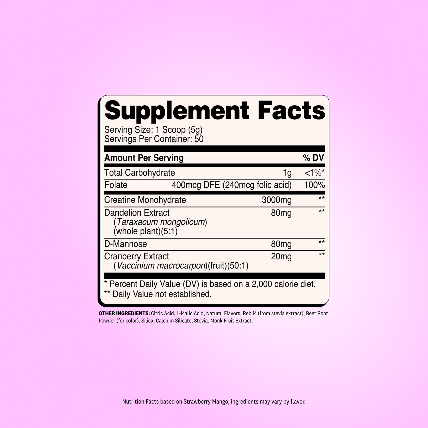 Strawberry Mango / 50 Servings