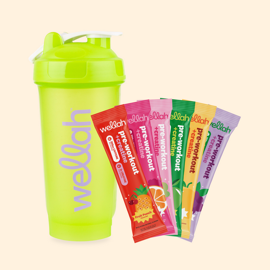 Pre-Workout + Creatine Sample Pack & Shaker Bottle