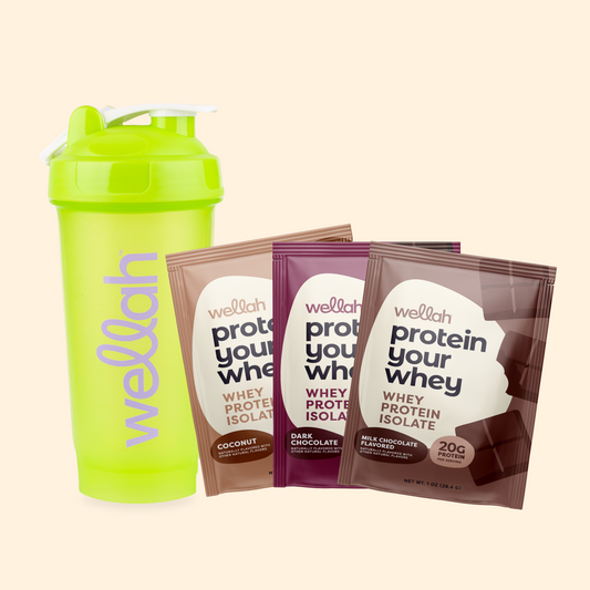 Protein Sample Pack + Shaker Bottle